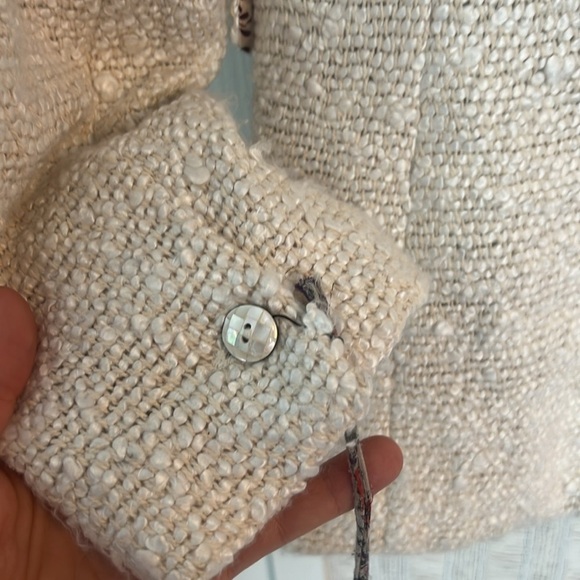 NEW ALIX OF BOHEMIA Denali snow glaze blazer jacket in snow Sz S - Picture 13 of 13